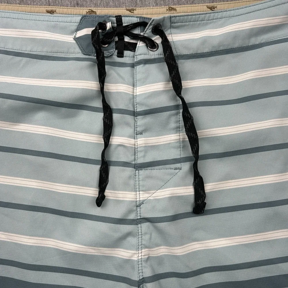 Patagonia Board Shorts‎ Mens 38 Blue Stripes 9
